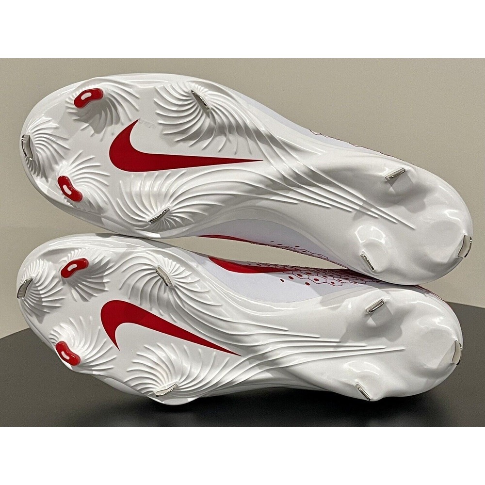 Men's 15 Nike Lunar Vapor Ultrafly Elite 2 Metal Baseball Cleats Red AO7946-161 - Picture 7 of 8